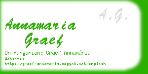 annamaria graef business card